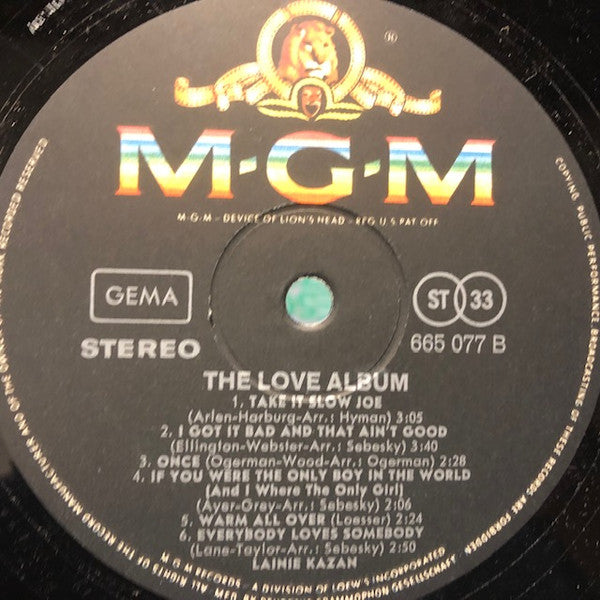 Lainie Kazan : The Love Album (LP, Album)