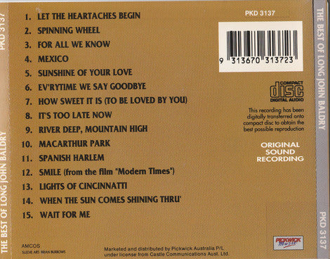 Long John Baldry : The Best Of Long John Baldry (CD, Comp)