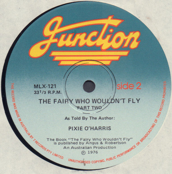 Pixie O'Harris : The Fairy Who Wouldn't Fly (LP)