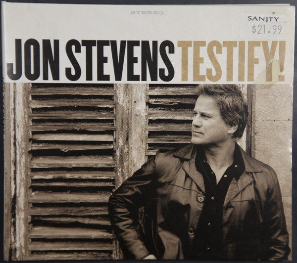 Jon Stevens : Testify! (CD, Album, Dig)