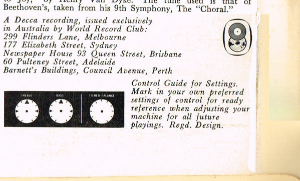 Choir Of St. Mark's Church, North Audley Street, Maurice Vinden : Sing & Rejoice (LP, Album, Club)