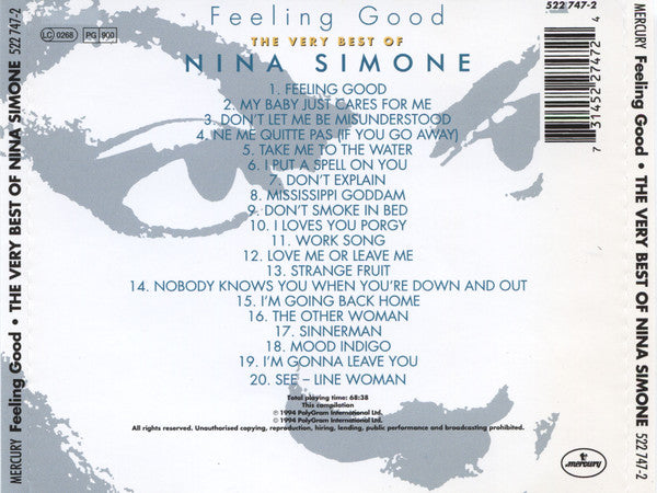 Nina Simone : Feeling Good (The Very Best Of Nina Simone) (CD, Comp)