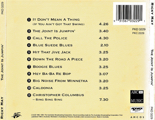 Ricky May With The Julian Lee Orchestra : The Joint Is Jumpin' (CD, Album, RE)