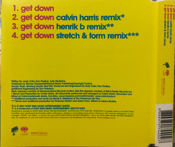 Groove Armada Feat. Stush & Red Rat : Get Down (CD, Single)
