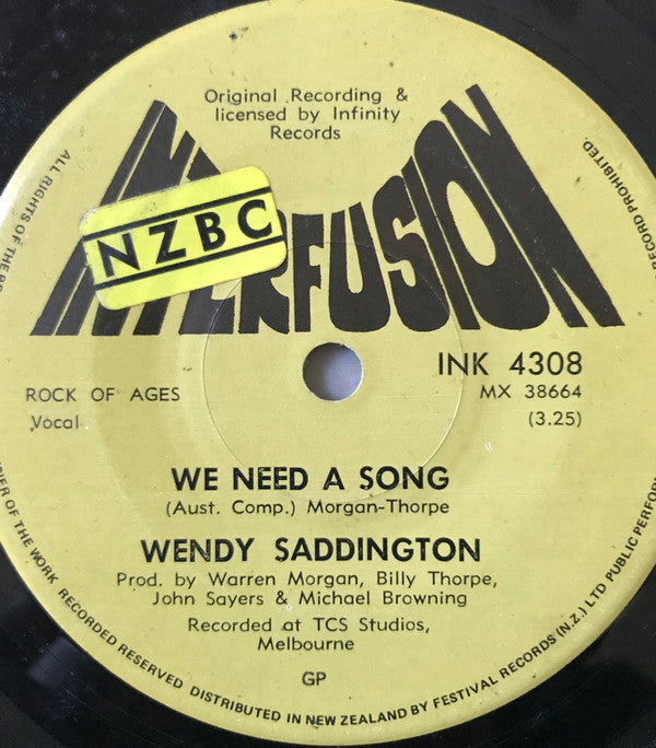 Wendy Saddington : Looking Thru A Window (7")