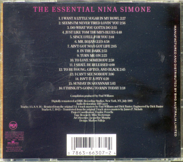 Nina Simone : The Essential Nina Simone (CD, Comp, RM)