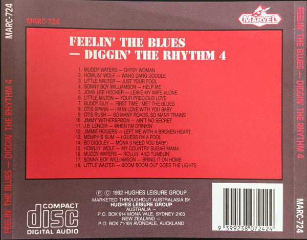 Various : Feelin' The Blues - Diggin' The Rhythm 4 (CD, Comp)