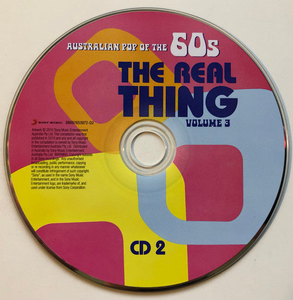 Various : The Real Thing (Australian Pop Of The 60s Vol 3) (2xCD, Comp)