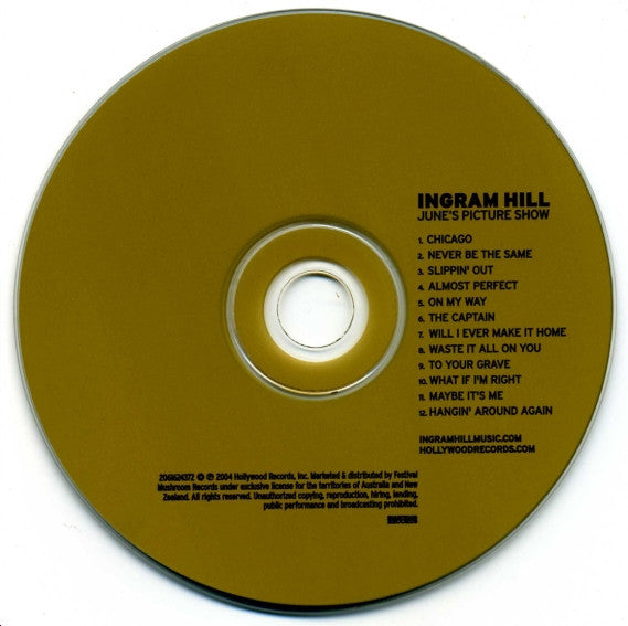 Ingram Hill : June's Picture Show (CD, Album)