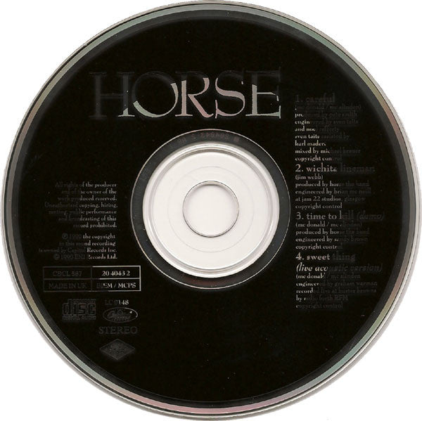 Horse (3) : Careful (CD, Single)