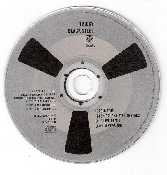 Tricky : Black Steel (CD, Maxi)