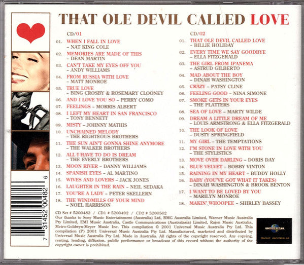 Various : That Ole Devil Called Love (2xCD, Comp)