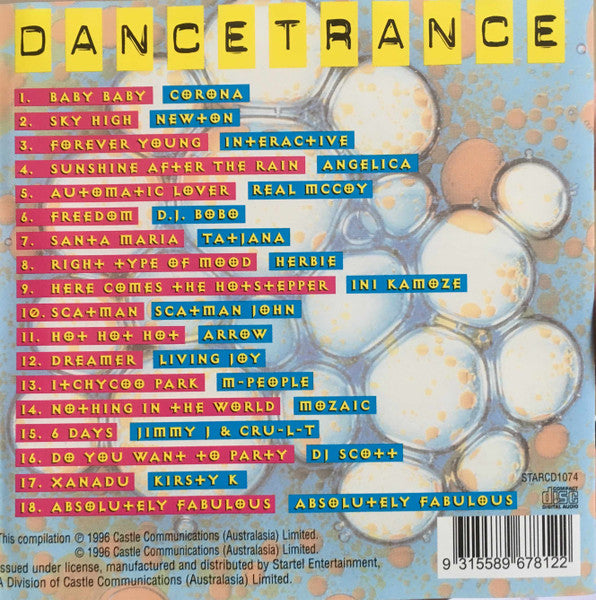 Various : Dancetrance - The Ultimate Dance (CD, Comp)