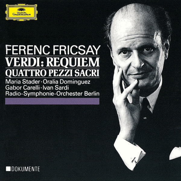 Verdi* · Ferenc Fricsay : Requiem / Quattro Pezzi sacri (2xCD, Mono, RM)