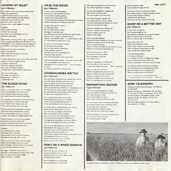 John Williamson : Mallee Boy (CD, Album)