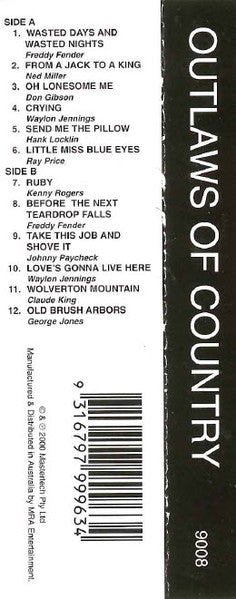 Various : Outlaws Of Country (Cass, Comp)