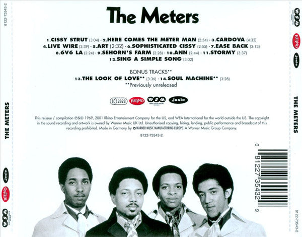 The Meters : The Meters (CD, Album, RE, RM)