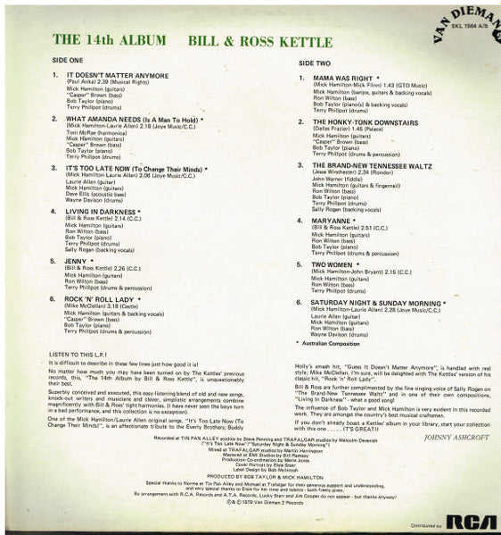 Bill And Ross Kettle* : The 14th Album (LP, Album)