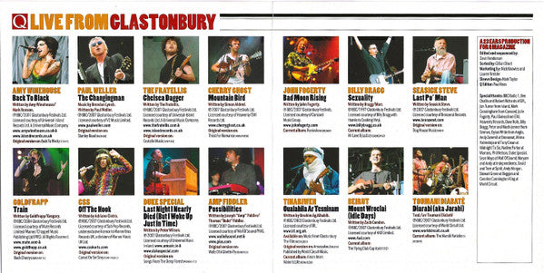 Various : Q Live From Glastonbury (CD, Comp)