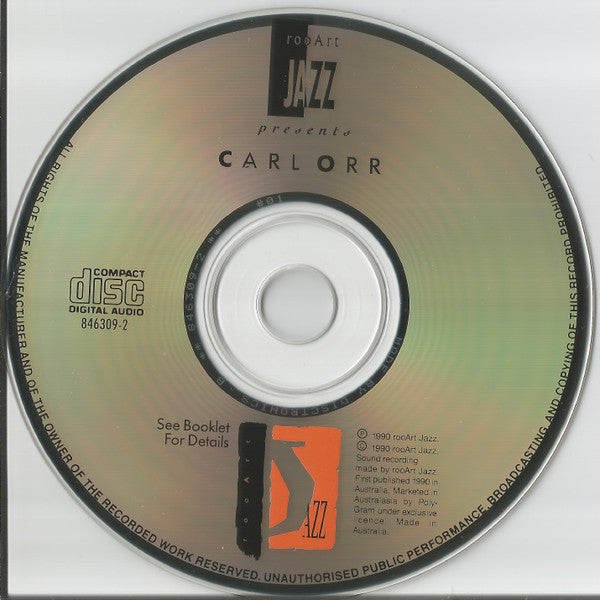 Carl Orr : Carl Orr (CD, Album)