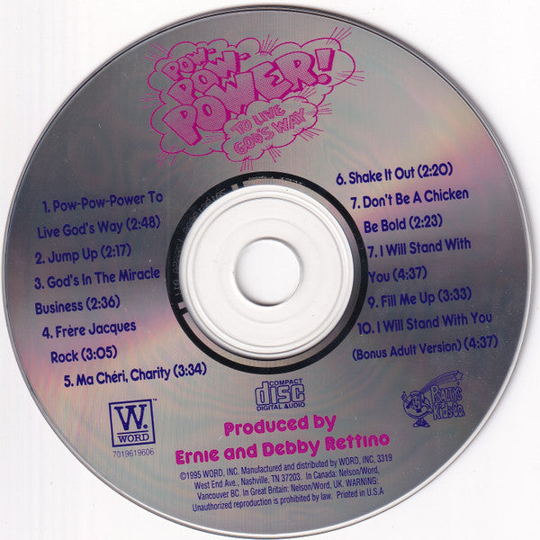 Psalty (2) : Pow-Pow-Power To Live God's Way (CD, Album)