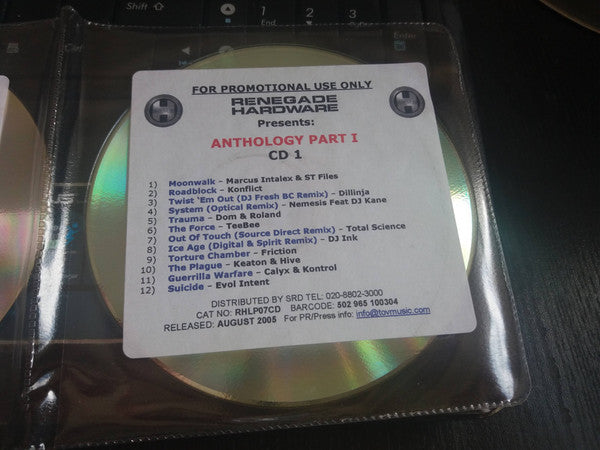 Various : Anthology Part I (Originals & Remixes 1995 - 2005) (2xCD, Comp, Promo)
