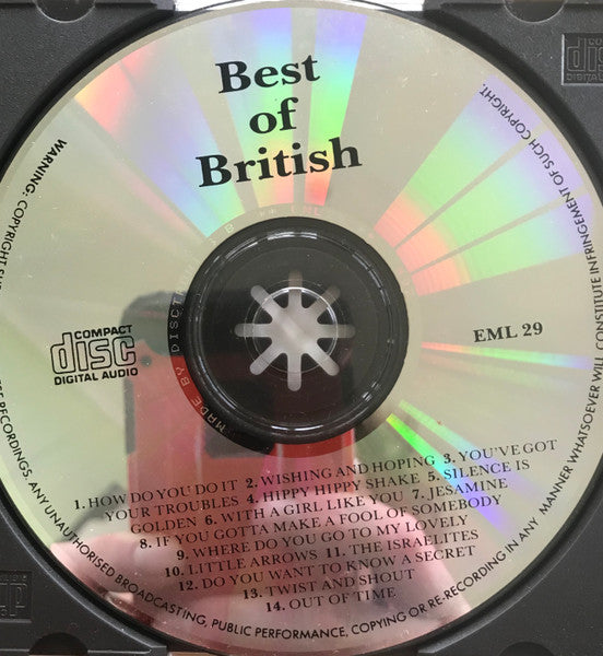 Various : Best Of British (Hits Of The Swingin' 60's) (CD, Comp)