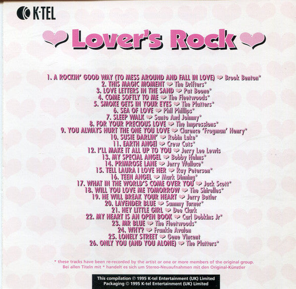 Various : Lover's Rock (CD, Comp)