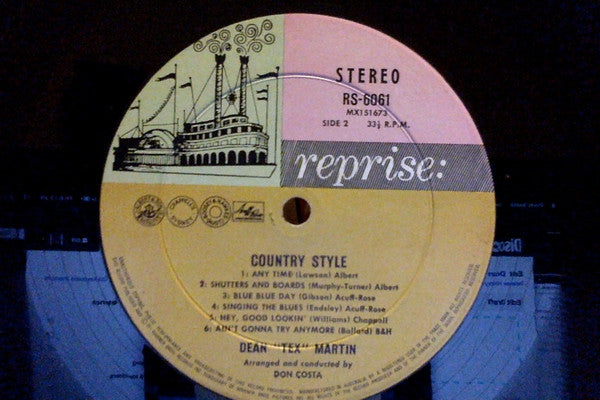 Dean Martin : Country Style (LP, Album)