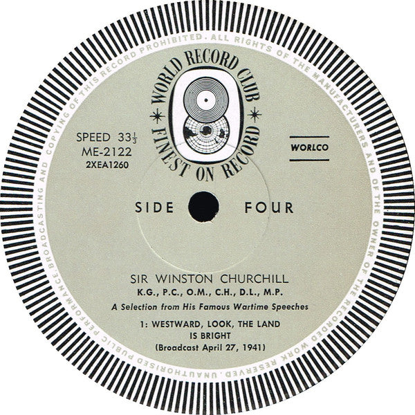 Winston Churchill : The Years Of Challenge! (3xLP, Mono, Club + Box)