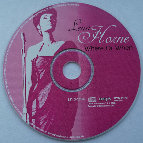 Lena Horne : Where Or When (CD, Comp)