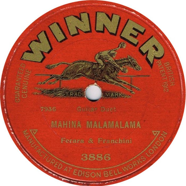 Ferara & Franchini* : Three O'Clock In The Morning / Mahina Malamalama (Shellac, 10")