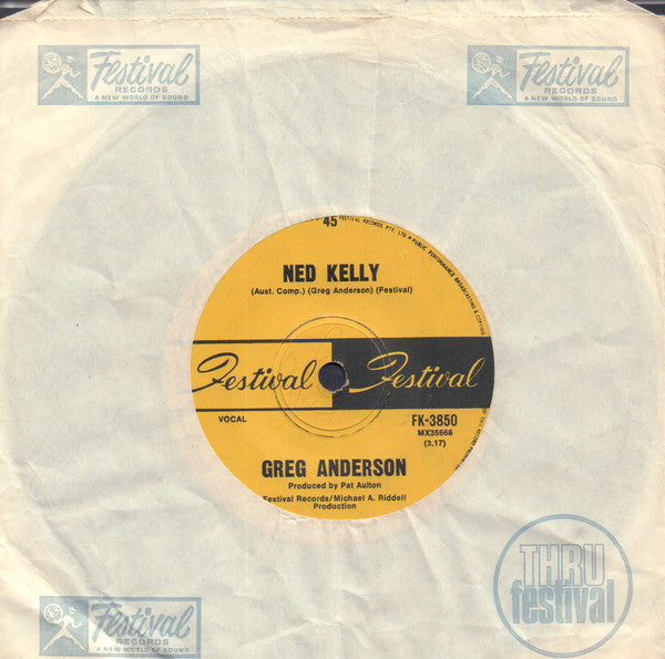 Greg Anderson (15) : No Roses For Michael (7", Single)