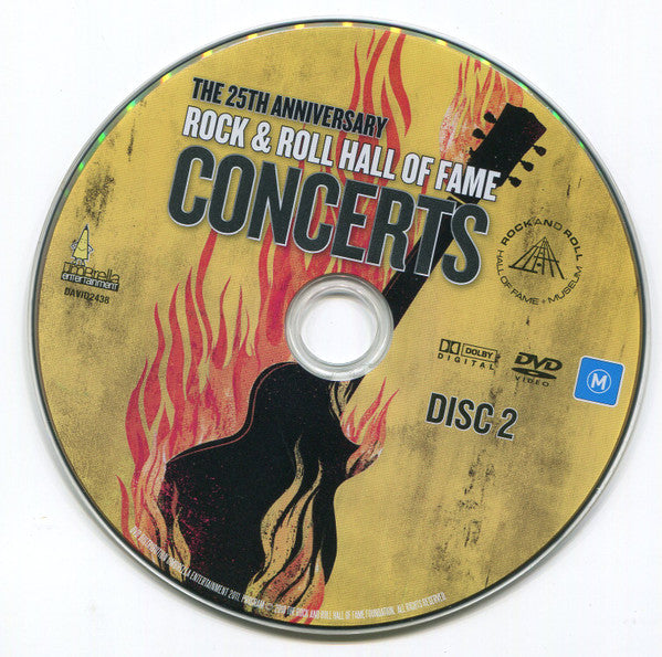 Various : The 25th Anniversary Rock & Roll Hall Of Fame Concerts (3xDVD-V, Multichannel, NTSC)