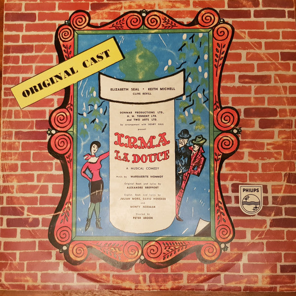 Elizabeth Seal And Keith Michell : Irma La Douce (LP, Album, Mono)