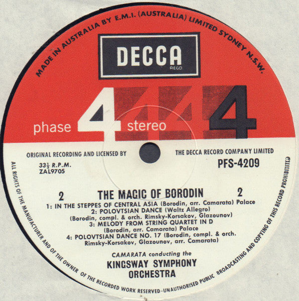 Alexander Borodin, Tutti Camarata, The Kingsway Symphony Orchestra : The Magic Of Borodin (LP)