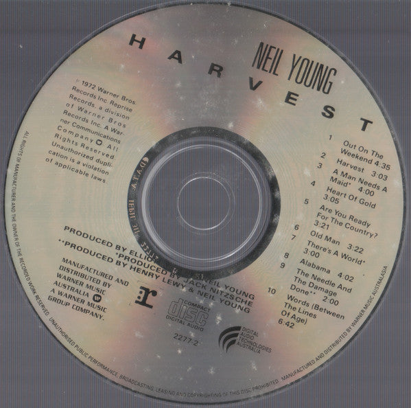 Neil Young : Harvest (CD, Album, RE)
