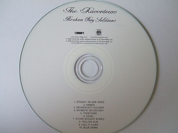 The Raconteurs : Broken Boy Soldiers (CDr, Album, Promo)
