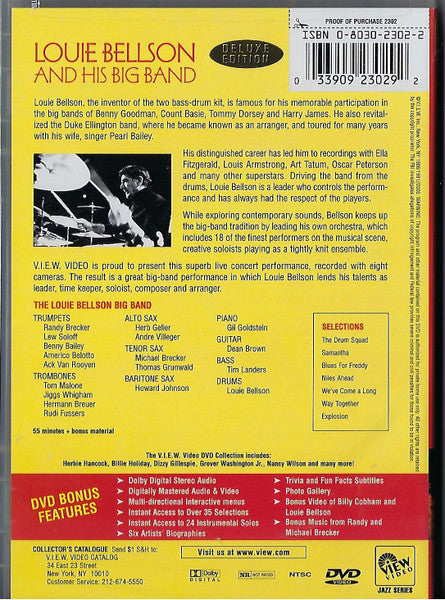 Louie Bellson Big Band : Louis Bellson And His Big Band (DVD-V, RE, NTSC)