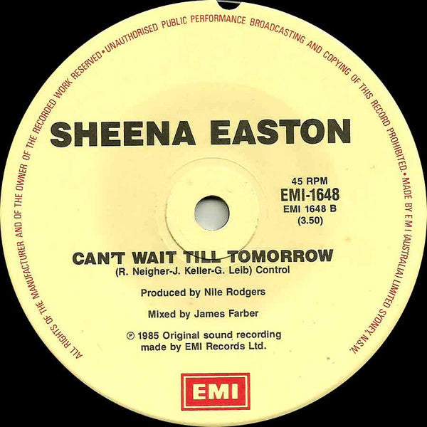 Sheena Easton : Do It For Love (7", Single)