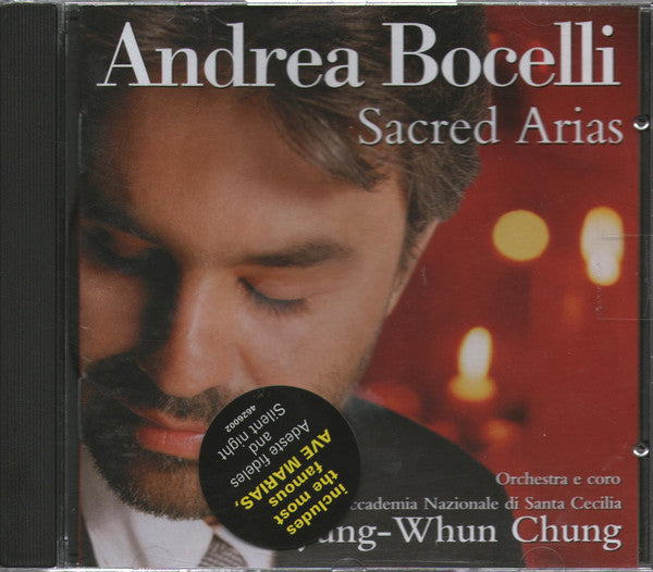 Andrea Bocelli, Orchestra dell'Accademia Nazionale di Santa Cecilia E Coro dell'Accademia Nazionale di Santa Cecilia, Myung-Whun Chung : Sacred Arias (CD, Album)