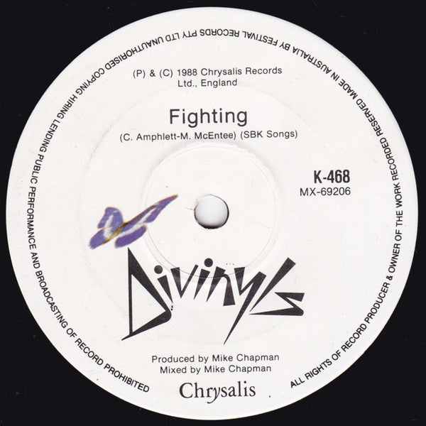 Divinyls : Back To The Wall (7", Single)