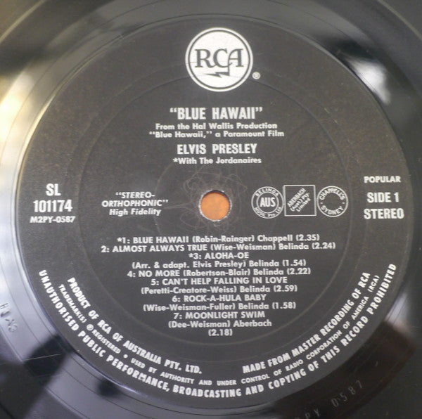 Elvis Presley : Blue Hawaii (LP, Album)