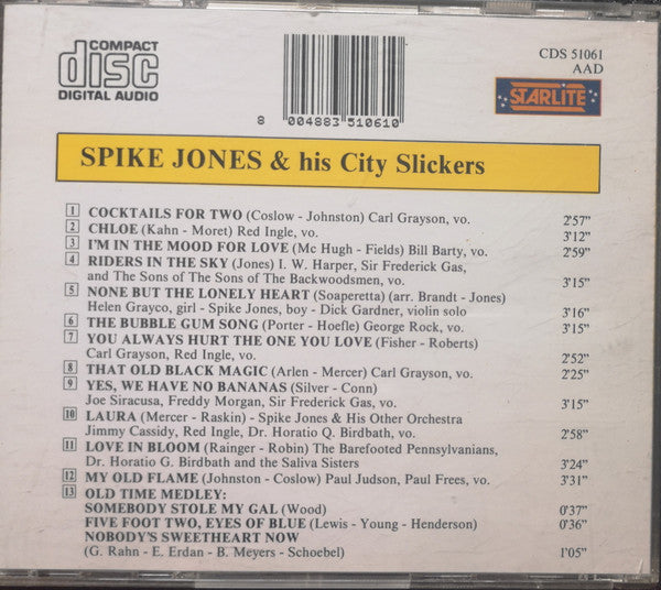 Spike Jones & His City Slickers* : Spike Jones & His City Slickers (CD, Comp)