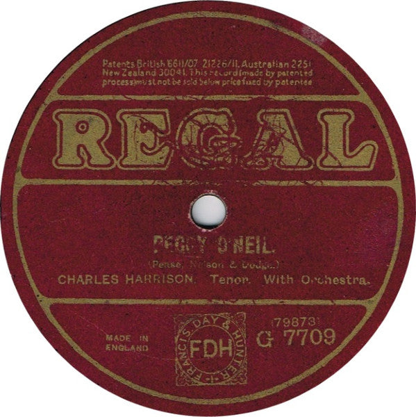 Fred Douglas / Charles Harrison (3) : I Never Knew / Peggy O'Neil (Shellac, 10", RP)