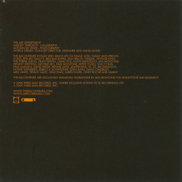 The Raconteurs : Broken Boy Soldiers (CD, Album)