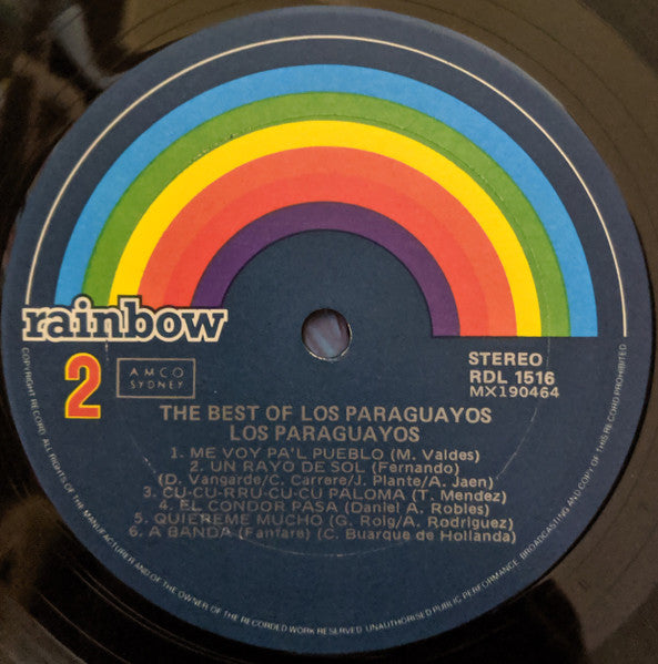 Los Paraguayos* : The Best Of Los Paraguayos (LP, Comp)
