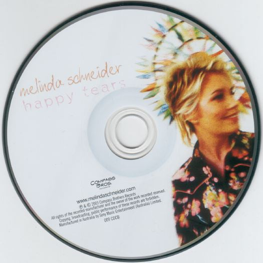 Melinda Schneider : Happy Tears (CD, Album)