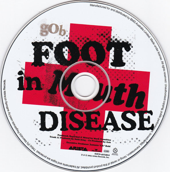 Gob (3) : Foot In Mouth Disease (CD, Album, Enh)