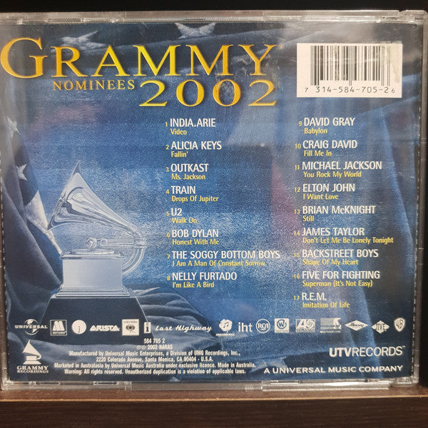 Various : 2002 Grammy Nominees (CD, Comp)